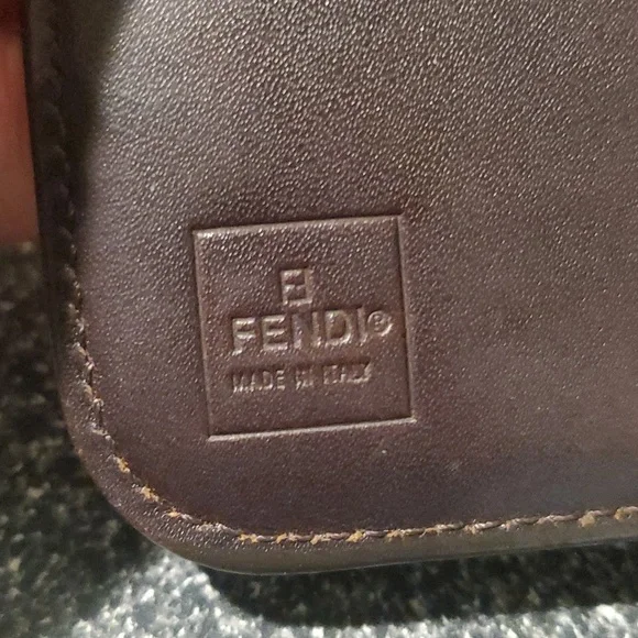 Fendi Zucca Monogram Compact Zippy Wallet - Picture 4 of 15